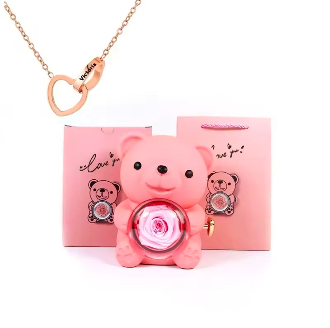 Blossom Bear with Necklace