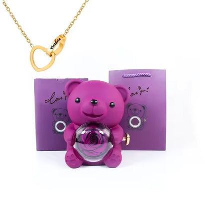 Blossom Bear with Necklace